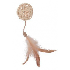 Hračka mačka ETHICAT RATTAN loptička Zolux Hračka mačka ETHICAT RATTAN loptička Zolux