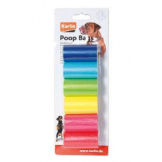 Vrecká na psie exkrementy 6x20ks dúhové KAR