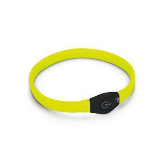 Obojok USB Visio Light LED nabíjací 65cm žltý KAR Obojok USB Visio Light LED nabíjací 65cm žltý KAR