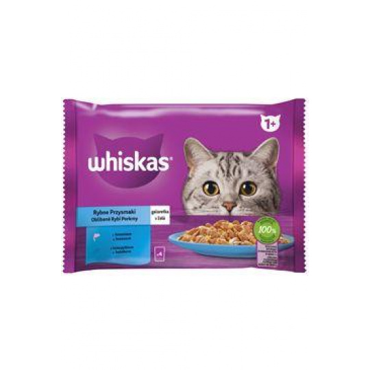 Whiskas kaps. Core rybí výber v želé 4x85g