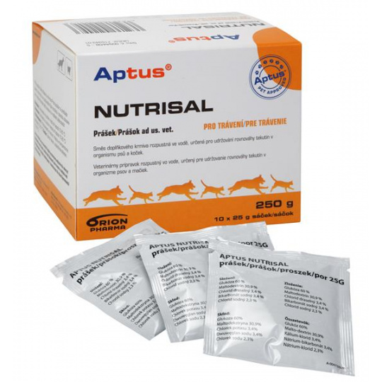 Aptus NUTRISAL vet prášok. 10 x 25 g Aptus NUTRISAL vet prášok. 10 x 25 g