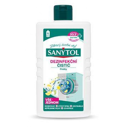 SANYTOL čistič práčky dezinfekcia 240ml SANYTOL čistič práčky dezinfekcia 240ml