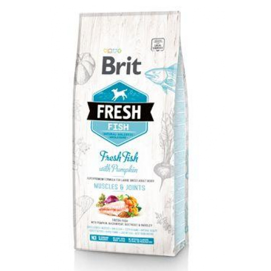 Brit Fresh Dog Fish & Pumpkin Adult Large 12kg Brit Fresh Dog Fish & Pumpkin Adult Large 12kg