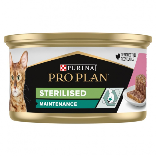 PURINA Pro Plan Maintenance Adult Sterilised Salmon with tuna - mokré krmivo pro kočky - 85g