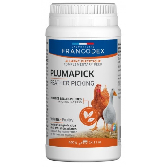 FRANCODEX Plumapick - přípravek stimulující růst peří - 400g