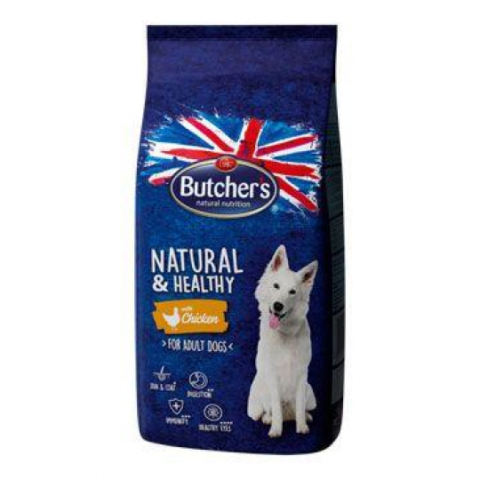 Butcher's Dog Natural&Healthy Dry s kuracím mäsom 15kg Butcher's Dog Natural&Healthy Dry s kuracím mäsom 15kg
