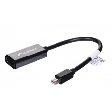 Lanberg AD-0005-BK adaptér k video kabelům 0,2 m Mini DisplayPort HDMI Typ A (standardní) Černá