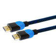 Savio GCL-02 HDMI kabel 1,8 m HDMI Typ A (standardní) Černá, Modrá