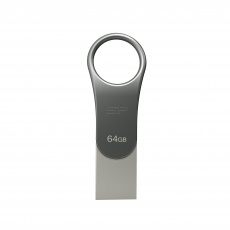 Silicon Power Mobile C80 USB 64GB USB Type-A / USB Type-C 3.0 (3.1 Gen 1) Titanium