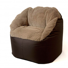 Sako pytel pouffe Fluffy cappuccino XXL 140 x 90 cm