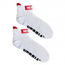 Ponožky Ankle Socks Smash It White - NEBBIA