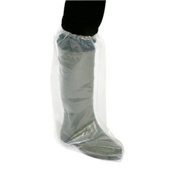 Návlek na obuv PE vysoký guma 50 párov Návlek na obuv PE vysoký guma 50 párov