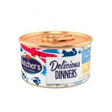 Butcher's Cat Delic.Dinners tuniak+ryby konz. 85g Butcher's Cat Delic.Dinners tuniak+ryby konz. 85g