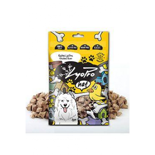 Lyopro DOG pôv. mrazom sušené Kuracie pečienky 50g