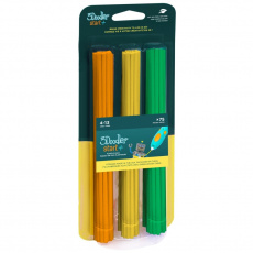 3Doodler Start 3DS-ECO-MIX2-75 materiál pro 3D tisk Kompostovatelný plast Zelená, Oranžová, Žlutá 1 g