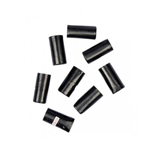 Vrecká DUVO+ na zber psích výkalov čierne 16 x 20 ks