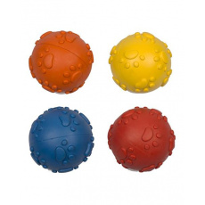 Hračka DUVO+ Lopta gumová pískacia s labkami 7 cm Hračka DUVO+ Lopta gumová pískacia s labkami 7 cm
