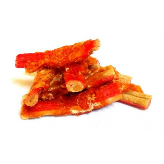 Pamlsok Salač Tyčinka krabia obalená kuracím mäsom 250 g Pamlsok Salač Tyčinka krabia obalená kuracím mäsom 250 g