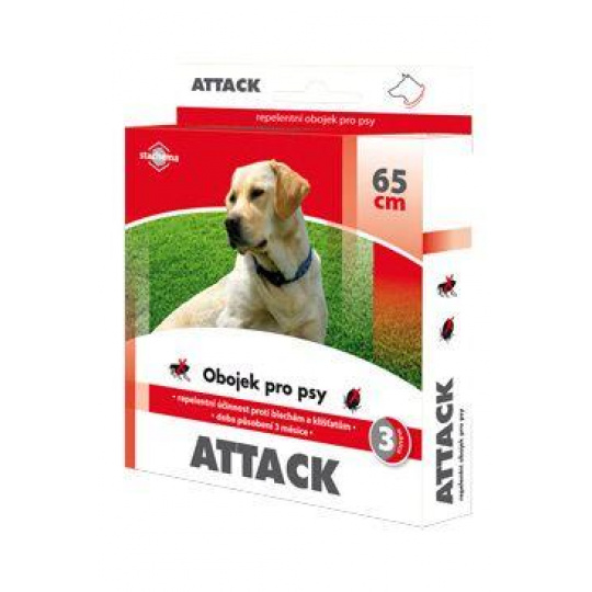 Attack obojok antiparazitárny pes 65cm