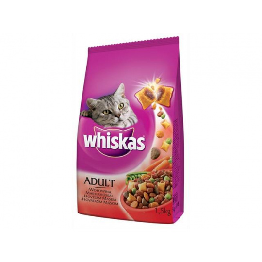 Mars WHISKAS Adult cat s hovädzím mäsom 1,4 kg Mars WHISKAS Adult cat s hovädzím mäsom 1,4 kg