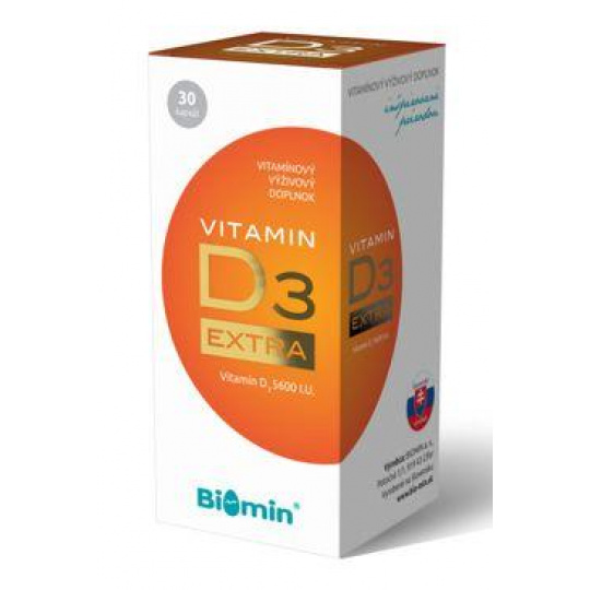 Vitamín D3 EXTRA Biomin 30tob