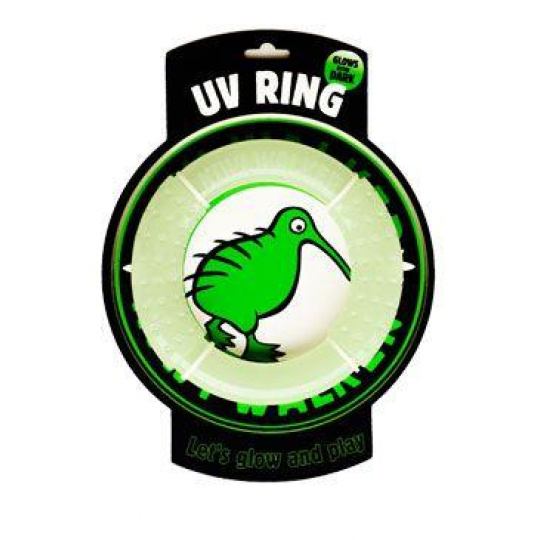 Hračka pes GLOW RING MAXI pláv.a lietajúci z TPR Kiwi Hračka pes GLOW RING MAXI pláv.a lietajúci z TPR Kiwi