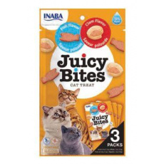 Pamlsok Inaba Juicy Bites cat Ryba & Mušľa 3 x 11,30 g