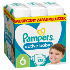 Plenky Pampers AB 6 128 ks.