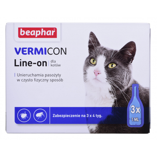 Beaphar Kapky proti parazitům pro kočky - 3x 1ml