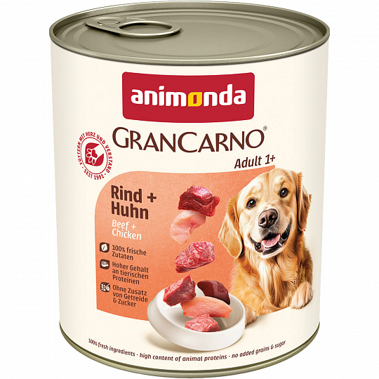 GRANCARNO Adult - hovädzie, kuracie 800g