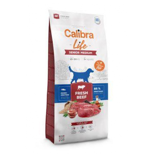 Calibra Dog Life Senior Medium Fresh Beef 2,5kg Calibra Dog Life Senior Medium Fresh Beef 2,5kg