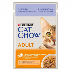 CAT CHOW ADULT GiJ Lamb & Green Beans Jelly - vlhké krmivo pro kočky - 85 g