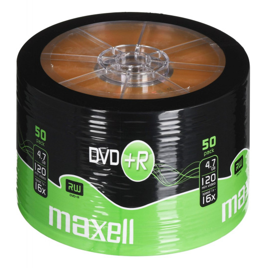 Maxell DVD+R 4.7GB 16x Spindle 50pk 4,7 GB 50 kusů