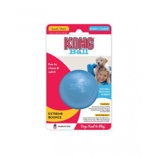 Hračka Kong Dog Puppy Lopta modrá/ružová, guma prírodná, S Hračka Kong Dog Puppy Lopta modrá/ružová, guma prírodná, S