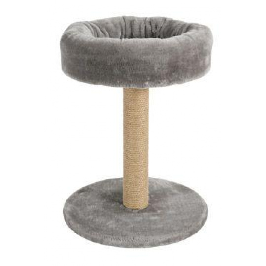 Škrabadlo stĺpik s pelechom sivá 45cm Zolux