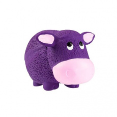 Fialová kravička so zvukom 9 cm, latex, HipHop Fialová kravička so zvukom 9 cm, latex, HipHop