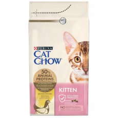 Purina Cat Chow Kitten suché krmivo pro kočky Kotě Kuřecí maso 1,5 kg