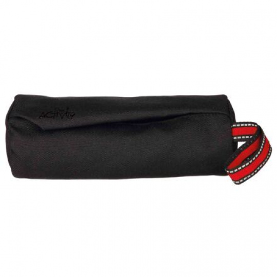 Tréningové dummy ø 6 × 18 cm, aj pre vlhké krmivo, polyester, čierna Tréningové dummy ø 6 × 18 cm, aj pre vlhké krmivo, polyester, čierna