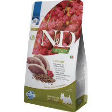 Farmina N&D dog QUINOA (GF) adult mini urinary, kačica & brusnica 1,5 kg
