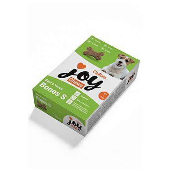 Calibra Joy Dog Chewy Beef & Yucca Bones S 1000g Calibra Joy Dog Chewy Beef & Yucca Bones S 1000g