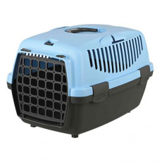 Transportný box CAPRI I, XS: 32x31x48cm (max. 6kg), tmavošedá/pastelovo modrá Transportný box CAPRI I, XS: 32x31x48cm (max. 6kg), tmavošedá/pastelovo modrá