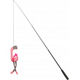 Teleskopická hracia tyč s plameniakom, 42 - 106 cm, sklolaminát