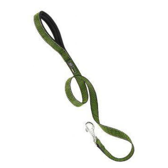 Vodítko reflexné DAYTONA DELUXE G25/120 zelené FP Vodítko reflexné DAYTONA DELUXE G25/120 zelené FP