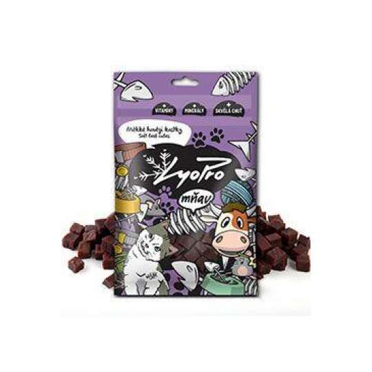 Lyopro CAT pôv. sušené Mäkké hovädzie kocky 70g Lyopro CAT pôv. sušené Mäkké hovädzie kocky 70g