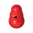 Hračka Kong Dog Wobbler, plniaca, červená, plast, L