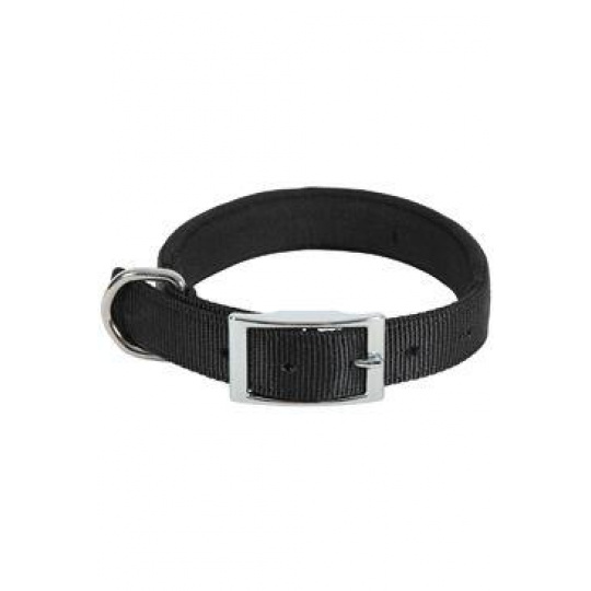 Obojok pes SOFT NYLON čierny 25mm/65cm Zolux Obojok pes SOFT NYLON čierny 25mm/65cm Zolux