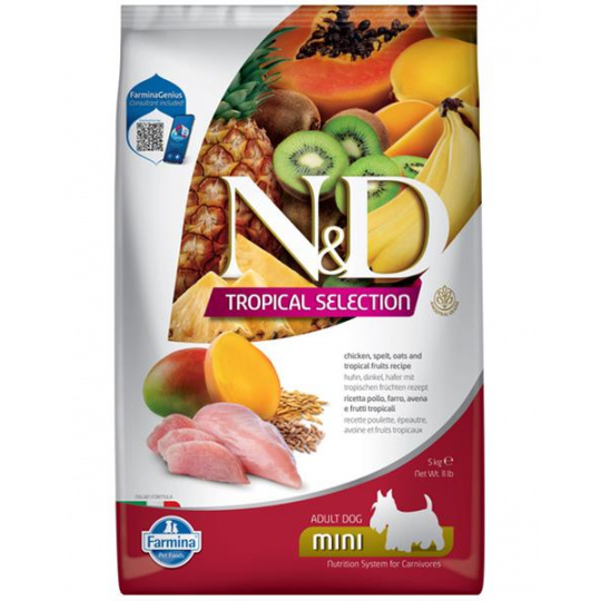 N&D TROPICAL SELECTION DOG Adult Mini Chicken 5kg