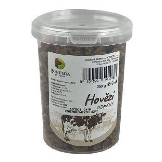 BOHEMIA Odmeny Hovädzie 250g BOHEMIA Odmeny Hovädzie 250g