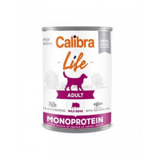 Calibra KONZERVA dog Adult Life Diviak & Brusnice 6 x 400g