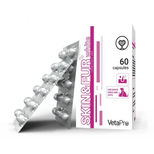 VetaPro Skin & Fur White 60 cps. VetaPro Skin & Fur White 60 cps.